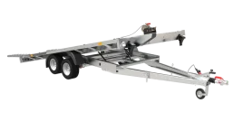 Remorque plate basculante 400×200 UNIPLAT 4020S P 2700 kg